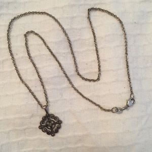 James Avery silver cross necklace